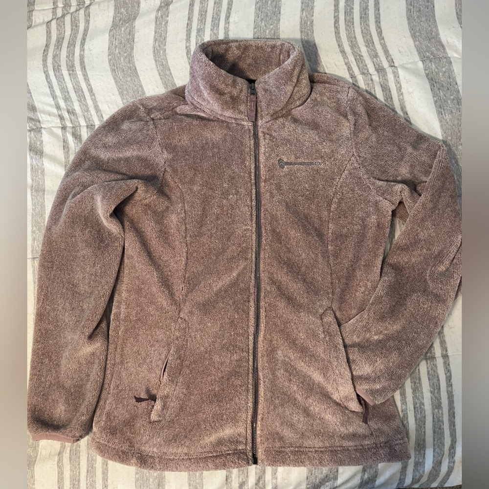 Super soft ladies M fleece zip up jacket